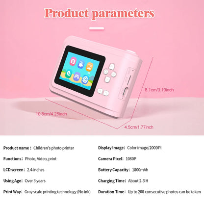 Instant Print Digital Camera