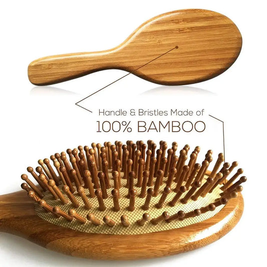 Professional Bamboo Paddle Brush