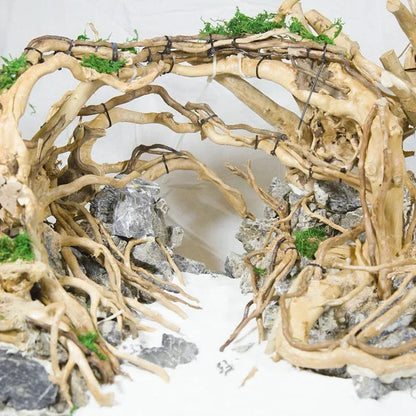 Fish Tank Decoration Natural Wooden Small Habitat Roots Driftwood Scenery  Decorative Ornaments Aquarium Landscape Tree Roots
