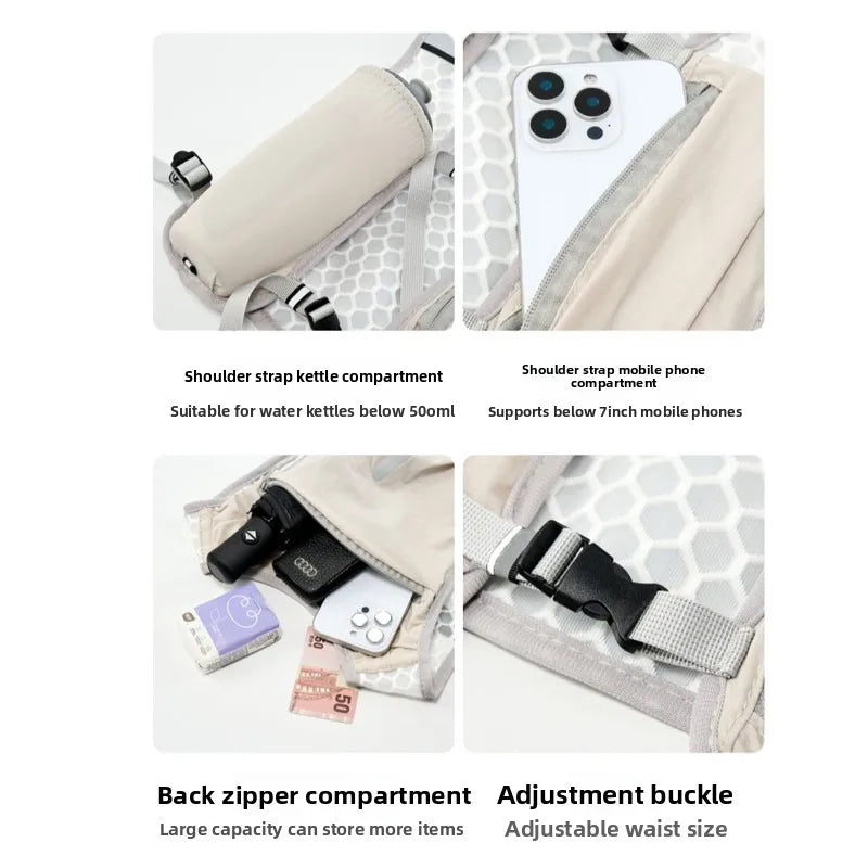 Lightweight Running Reflective Hydration Vest