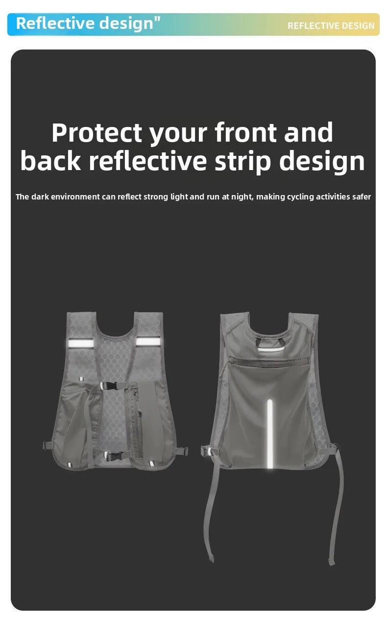 Lightweight Running Reflective Hydration Vest
