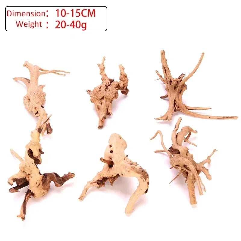 Fish Tank Decoration Natural Wooden Small Habitat Roots Driftwood Scenery  Decorative Ornaments Aquarium Landscape Tree Roots