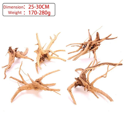 Fish Tank Decoration Natural Wooden Small Habitat Roots Driftwood Scenery  Decorative Ornaments Aquarium Landscape Tree Roots