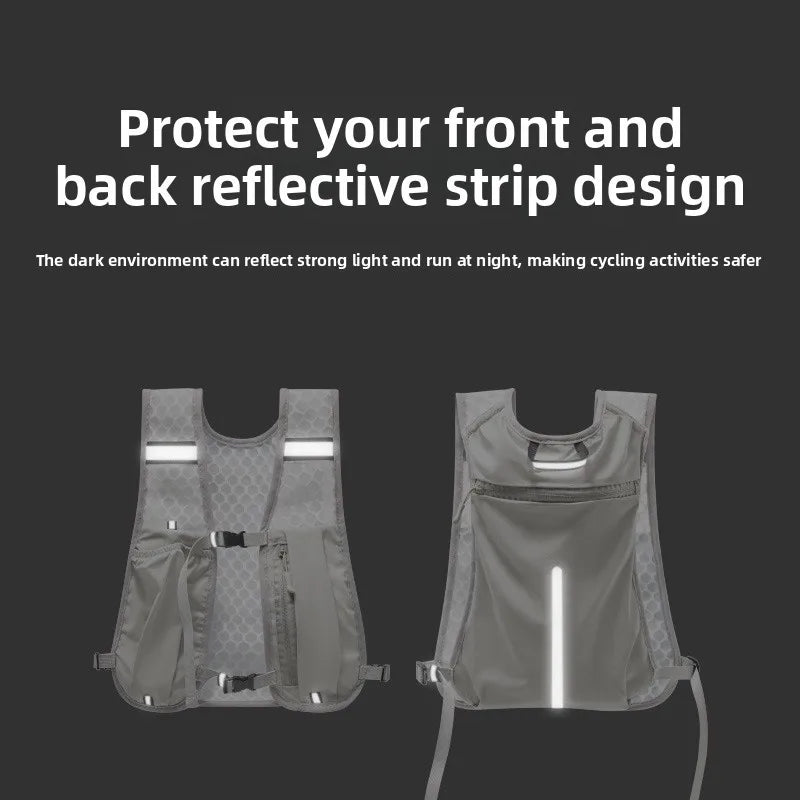 Lightweight Running Reflective Hydration Vest