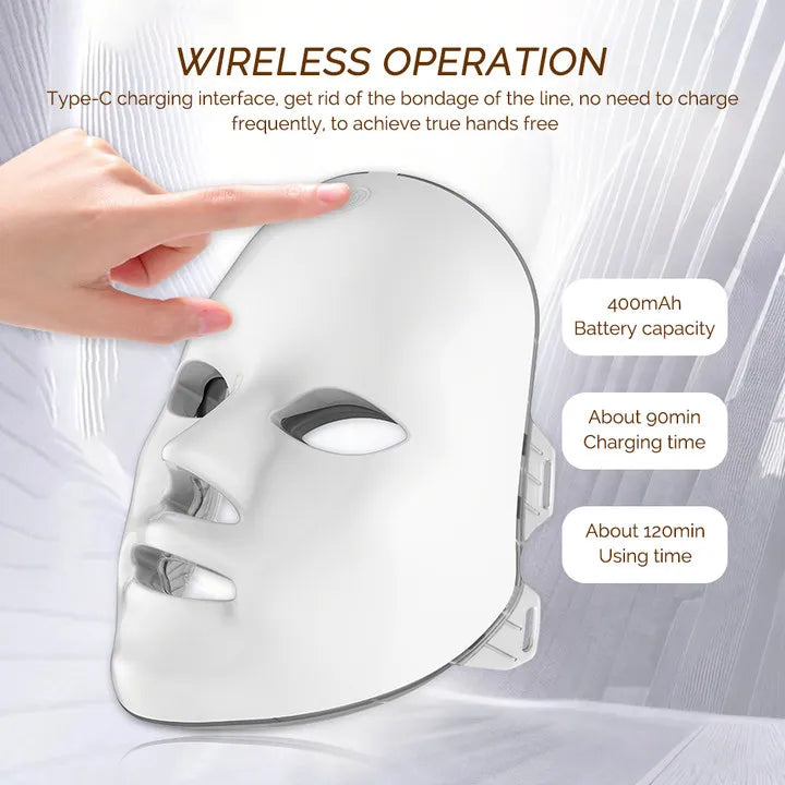 Wireless LED Beauty Mask