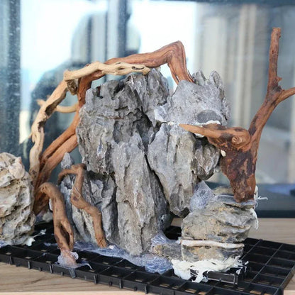 Fish Tank Decoration Natural Wooden Small Habitat Roots Driftwood Scenery  Decorative Ornaments Aquarium Landscape Tree Roots