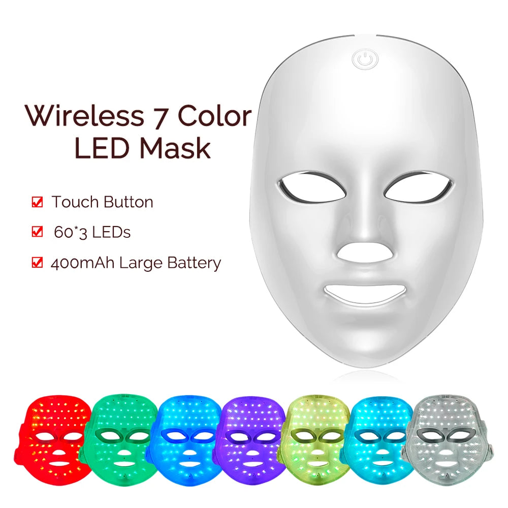 Wireless LED Beauty Mask