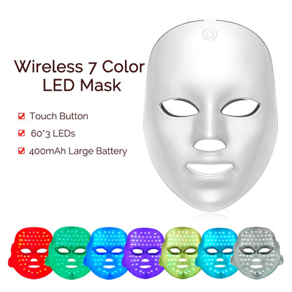 Wireless LED Beauty Mask