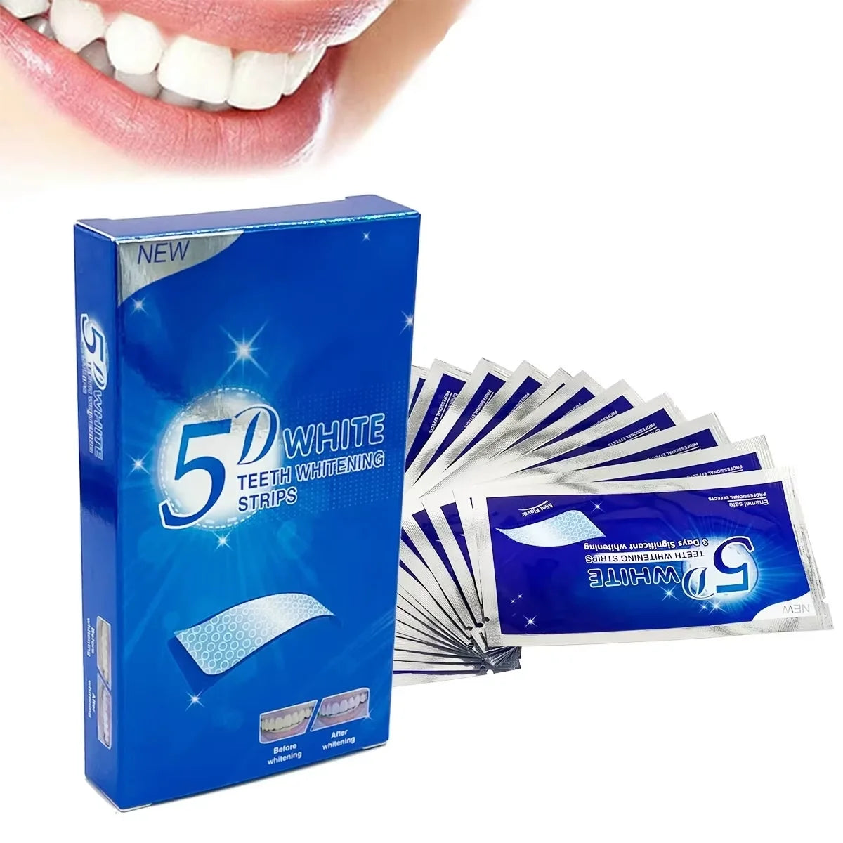 5D Whitening Teeth Strips