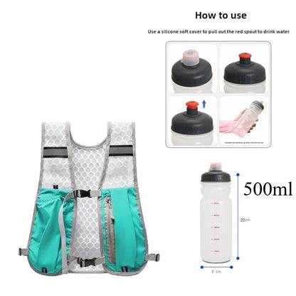 Lightweight Running Reflective Hydration Vest