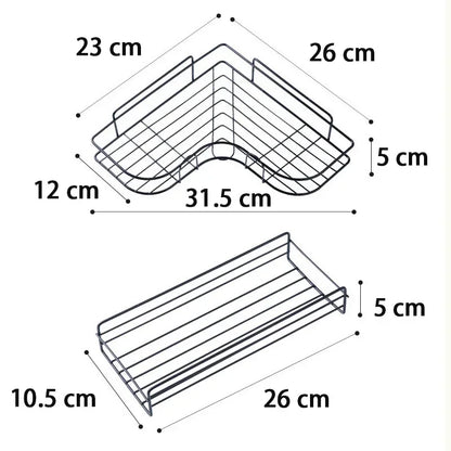 Bathroom Floating Wall Organizer