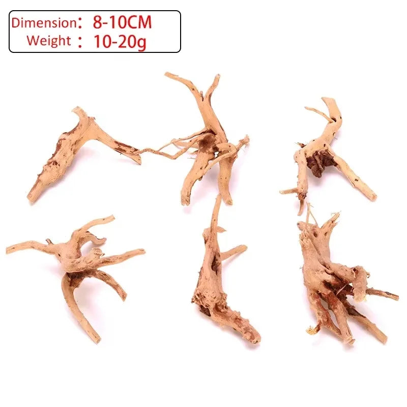 Fish Tank Decoration Natural Wooden Small Habitat Roots Driftwood Scenery  Decorative Ornaments Aquarium Landscape Tree Roots