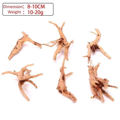 Fish Tank Decoration Natural Wooden Small Habitat Roots Driftwood Scenery  Decorative Ornaments Aquarium Landscape Tree Roots