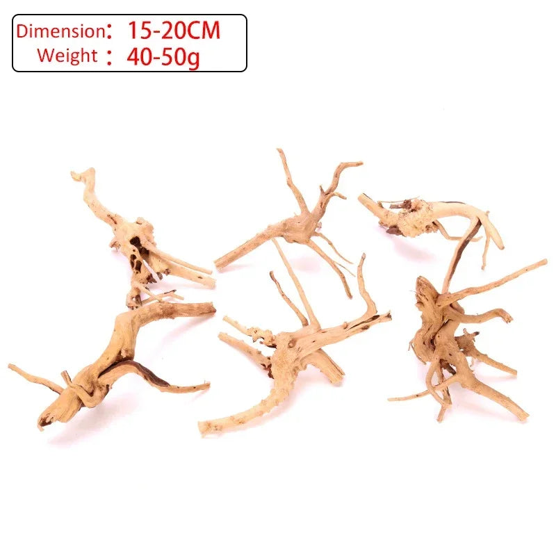 Fish Tank Decoration Natural Wooden Small Habitat Roots Driftwood Scenery  Decorative Ornaments Aquarium Landscape Tree Roots