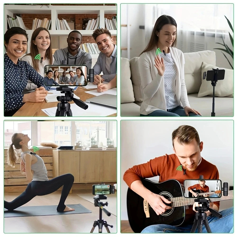 Wireless Lavalier Microphone.